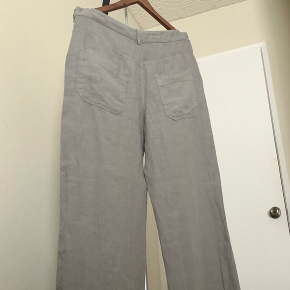 Zara Linen Pants (New with Tags) Size 12 - Picture 3 of 4